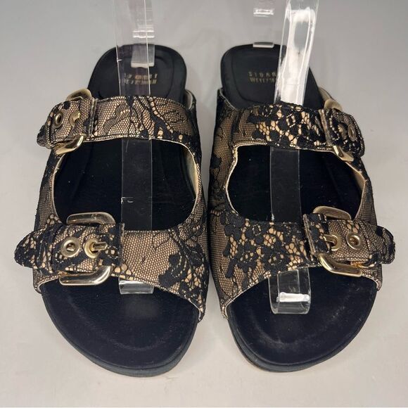 Stuart Weitzman
Freely Lace Buckled Sandal, Black - Picture 3 of 9